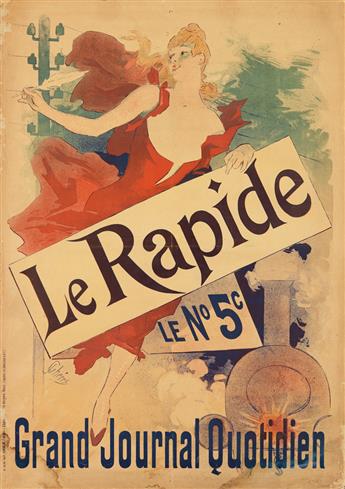 JULES CHÉRET (1836-1932). [ART NOUVEAU.] Two posters. 1891 & 1892. Each approximately 48x34 inches, 122x87 cm. Chaix, Paris.